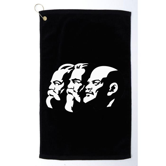 Karl Marx Friedrich Engels Vladimir Lenin Sovi8 Propaganda Golf Towel