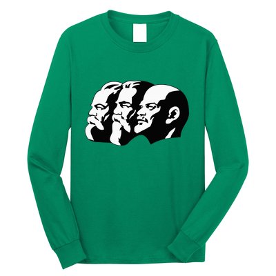 Karl Marx Friedrich Engels Vladimir Lenin Sovi8 Propaganda Long Sleeve Shirt