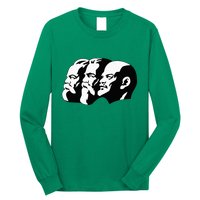 Karl Marx Friedrich Engels Vladimir Lenin Sovi8 Propaganda Long Sleeve Shirt
