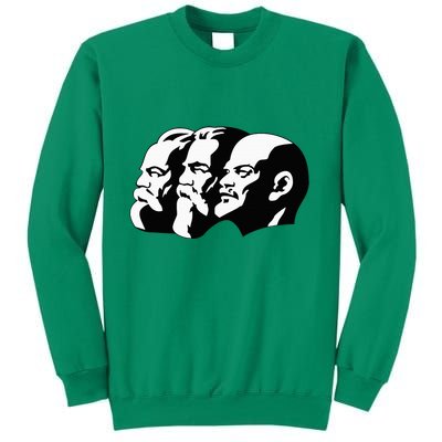 Karl Marx Friedrich Engels Vladimir Lenin Sovi8 Propaganda Sweatshirt