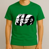 Karl Marx Friedrich Engels Vladimir Lenin Sovi8 Propaganda T-Shirt