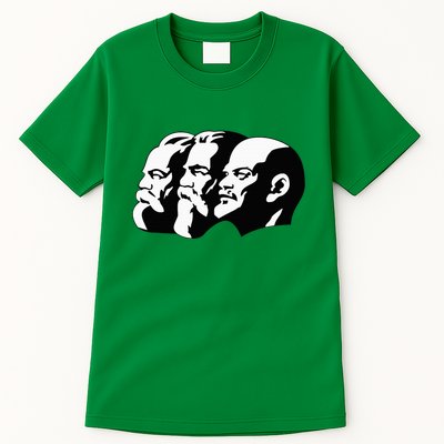 Karl Marx Friedrich Engels Vladimir Lenin Sovi8 Propaganda Tall T-Shirt
