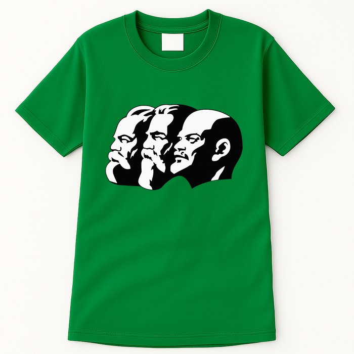 Karl Marx Friedrich Engels Vladimir Lenin Sovi8 Propaganda Tall T-Shirt
