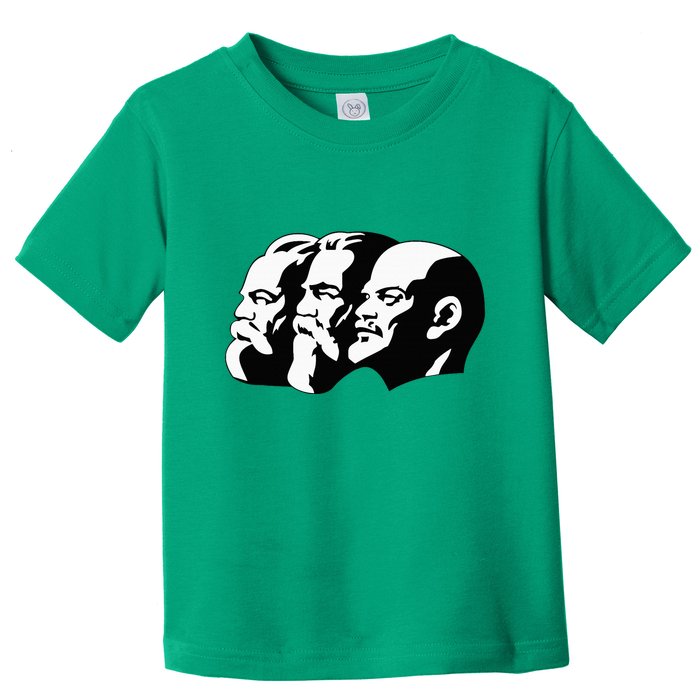 Karl Marx Friedrich Engels Vladimir Lenin Sovi8 Propaganda Toddler T-Shirt
