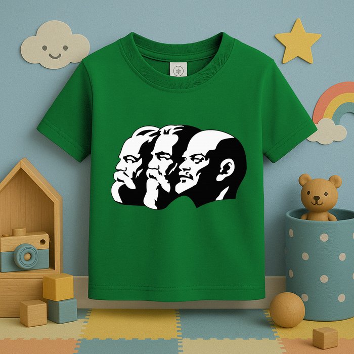 Karl Marx Friedrich Engels Vladimir Lenin Sovi8 Propaganda Toddler T-Shirt
