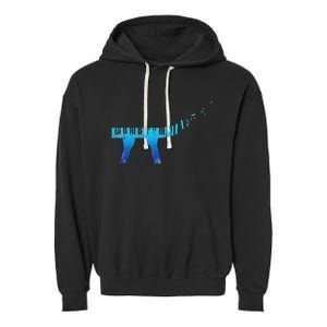 Keyboards Musician Gift Idea Pianist Music Piano Garment-Dyed Fleece Hoodie