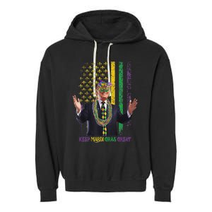 Keep Mardi Gras Great Trump Garment-Dyed Fleece Hoodie