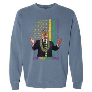 Keep Mardi Gras Great Trump Garment-Dyed Sweatshirt