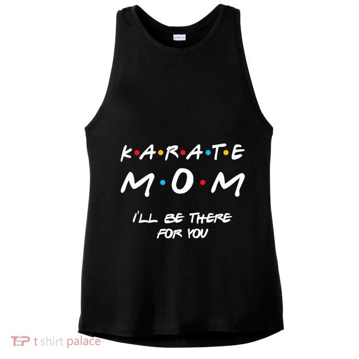 Karate Mom Girl Boy Mom For Wo Mom Life Ladies PosiCharge Tri-Blend Wicking Tank