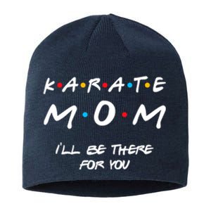 Karate Mom Girl Boy Mom For Wo Mom Life Sustainable Beanie