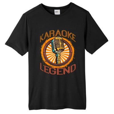 Karaoke Music Gifts Sing Music Bar Singer Karaoke Legend Tall Fusion ChromaSoft Performance T-Shirt