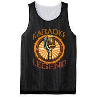 Karaoke Music Gifts Sing Music Bar Singer Karaoke Legend Mesh Reversible Basketball Jersey Tank