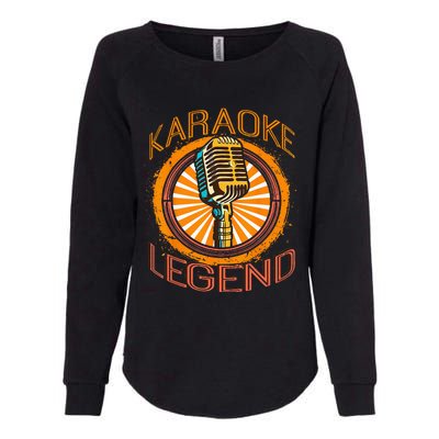 Karaoke Music Gifts Sing Music Bar Singer Karaoke Legend Womens California Wash Sweatshirt