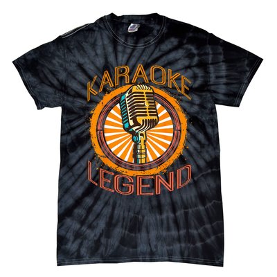 Karaoke Music Gifts Sing Music Bar Singer Karaoke Legend Tie-Dye T-Shirt