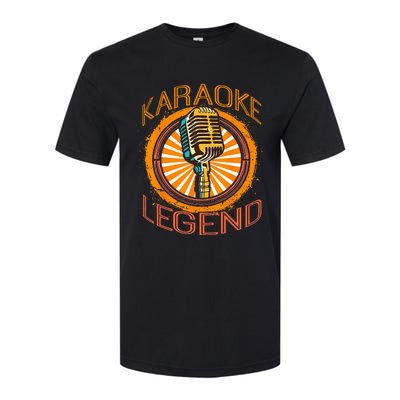 Karaoke Music Gifts Sing Music Bar Singer Karaoke Legend Softstyle CVC T-Shirt