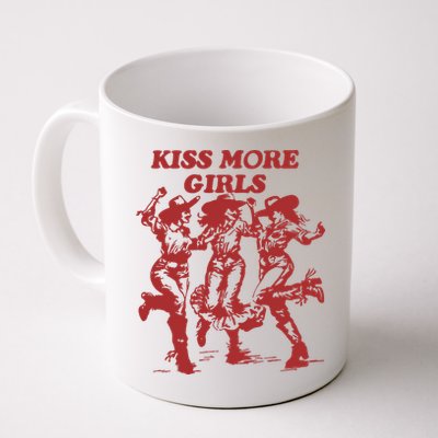Kiss More Girl Funny Lesbian Bisexual Pride Mug