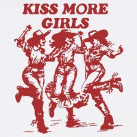 Kiss More Girl Funny Lesbian Bisexual Pride Youth Performance Sprint T-Shirt