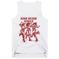 Kiss More Girl Funny Lesbian Bisexual Pride Tank Top