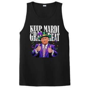 Keep Mardi Gras Great Trump Mardi Gras 2025 Flag Usa Funny PosiCharge Competitor Tank