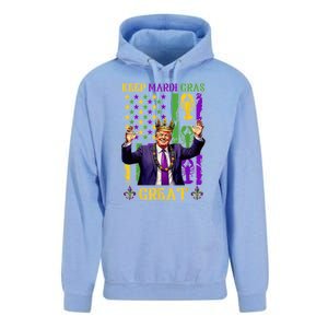 Keep Mardi Gras Great Funny Trump Mardi Gras 2025 Unisex Surf Hoodie