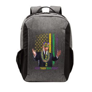 Keep Mardi Gras Great Funny Trump Mardi Gras 2025 Flag Vector Backpack