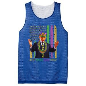 Keep Mardi Gras Great Trump Mardi Gras 2025 Mesh Reversible Basketball Jersey Tank