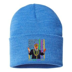 Keep Mardi Gras Great Trump Mardi Gras 2025 Sustainable Knit Beanie