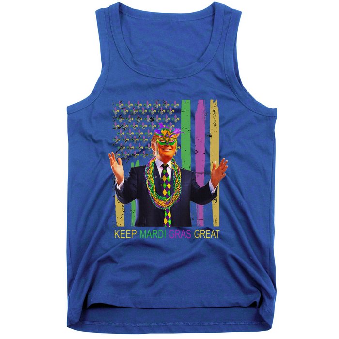 Keep Mardi Gras Great Trump Mardi Gras 2025 Tank Top