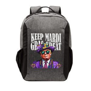 Keep Mardi Gras Great Trump Mardi Gras 2025 Flag Usa Funny Vector Backpack