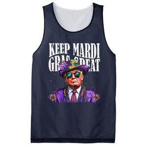 Keep Mardi Gras Great Trump Mardi Gras 2025 Flag Usa Funny Mesh Reversible Basketball Jersey Tank