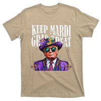 Keep Mardi Gras Great Trump Mardi Gras 2025 Flag Usa Funny T-Shirt