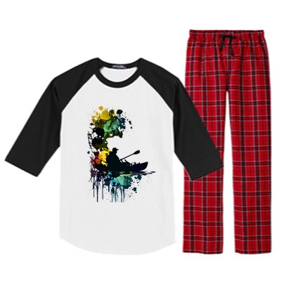 Kayak Meaningful Gift Raglan Sleeve Pajama Set