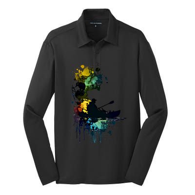 Kayak Meaningful Gift Silk Touch Performance Long Sleeve Polo