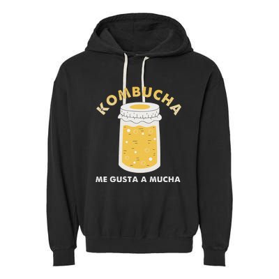 Kombucha Me Gusta A Mucha Scoby Pun Spanish Garment-Dyed Fleece Hoodie