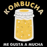 Kombucha Me Gusta A Mucha Scoby Pun Spanish Drawstring Bag