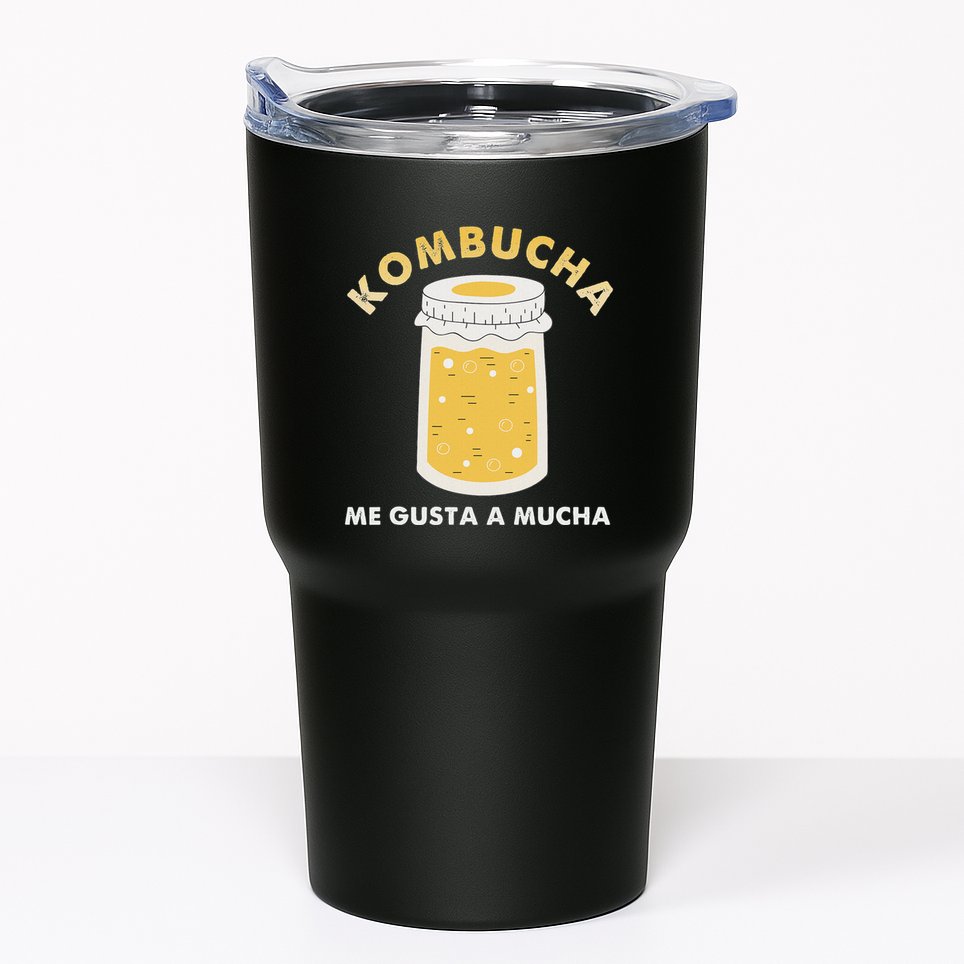 Kombucha Me Gusta A Mucha Scoby Pun Spanish Tumbler