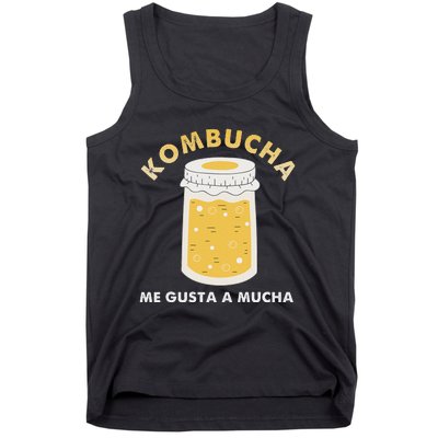 Kombucha Me Gusta A Mucha Scoby Pun Spanish Tank Top