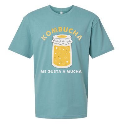 Kombucha Me Gusta A Mucha Scoby Pun Spanish Sueded Cloud Jersey T-Shirt