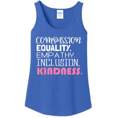 Kindness Matters Hu Equality Inclusion Clothing Cool Gift Ladies Essential Tank