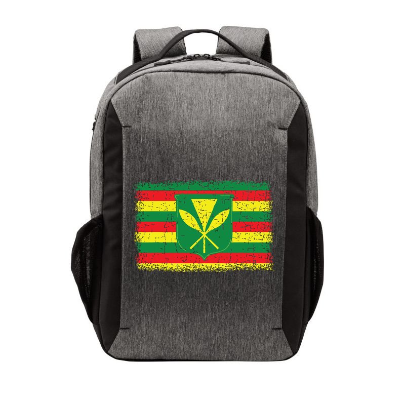 Kanaka Maoli Hawaiian Flag Pride Distressed Sovereign Gifts Vector Backpack