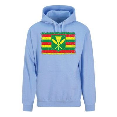 Kanaka Maoli Hawaiian Flag Pride Distressed Sovereign Gifts Unisex Surf Hoodie