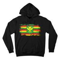 Kanaka Maoli Hawaiian Flag Pride Distressed Sovereign Gifts Hoodie