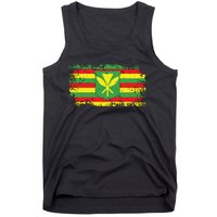 Kanaka Maoli Hawaiian Flag Pride Distressed Sovereign Gifts Tank Top