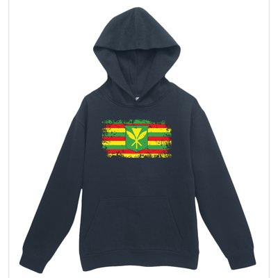 Kanaka Maoli Hawaiian Flag Pride Distressed Sovereign Gifts Urban Pullover Hoodie