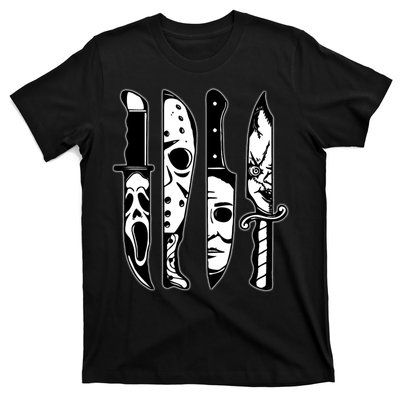 Knives Machete Horror Movies Halloween T-Shirt