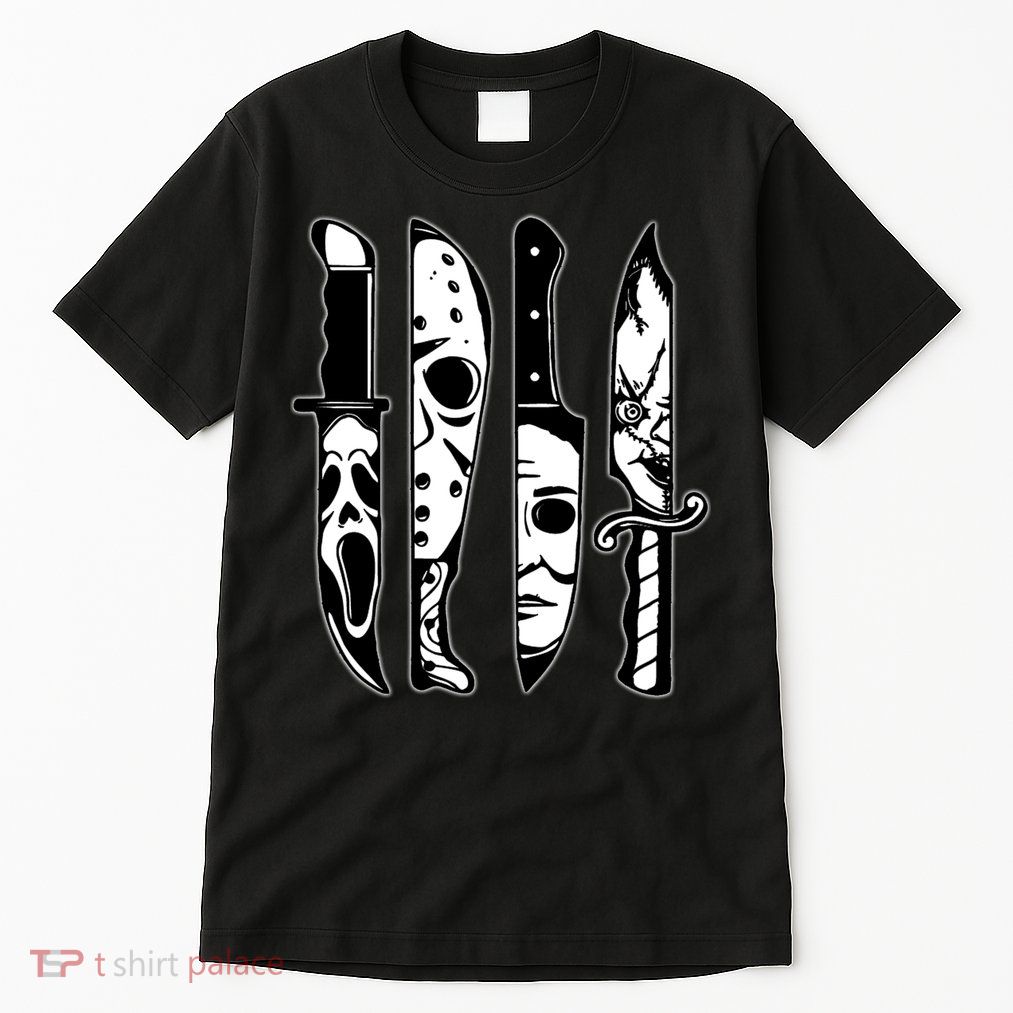 Knives Machete Horror Movies Halloween Tall T-Shirt