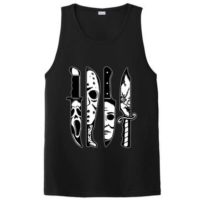 Knives Machete Horror Movies Halloween PosiCharge Competitor Tank