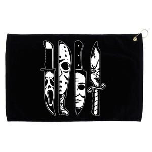 Knives Machete Horror Movies Halloween Grommeted Golf Towel