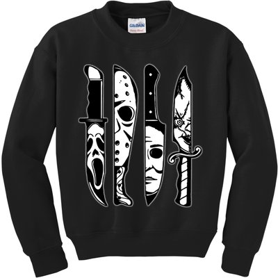 Knives Machete Horror Movies Halloween Kids Sweatshirt
