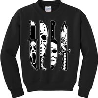 Knives Machete Horror Movies Halloween Kids Sweatshirt